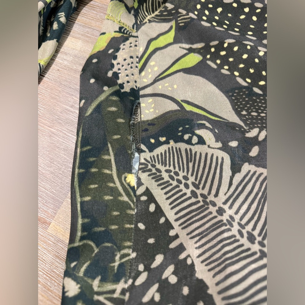 Farm Rio Green Cool Leopard Mini Wrap Dress - Picture 7 of 11